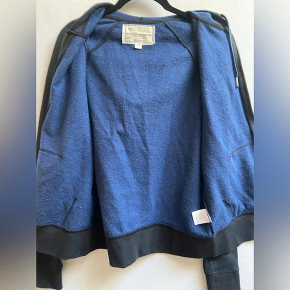 Roots  by playback recycled cotton full zip hoodie Sz M - Picture 3 of 11